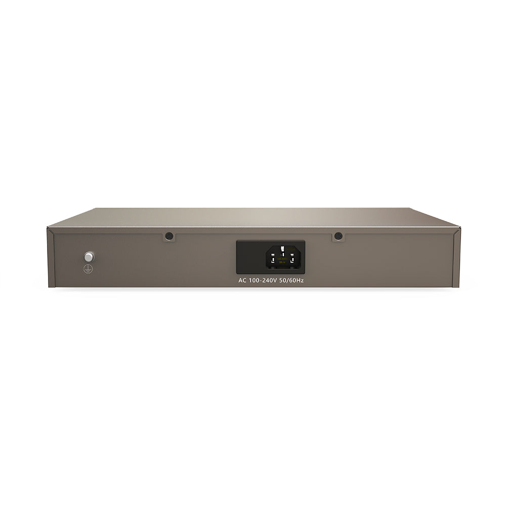 The SFP combo port with an optical transceiver module installed.

