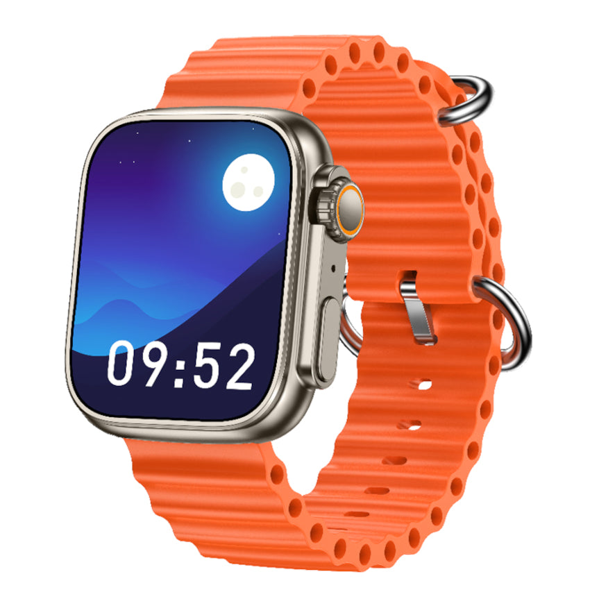 TK-58 MAX Smart Watch 1.75" – Bluetooth, Wireless Charging, IP67, 10 Straps Gift Set
