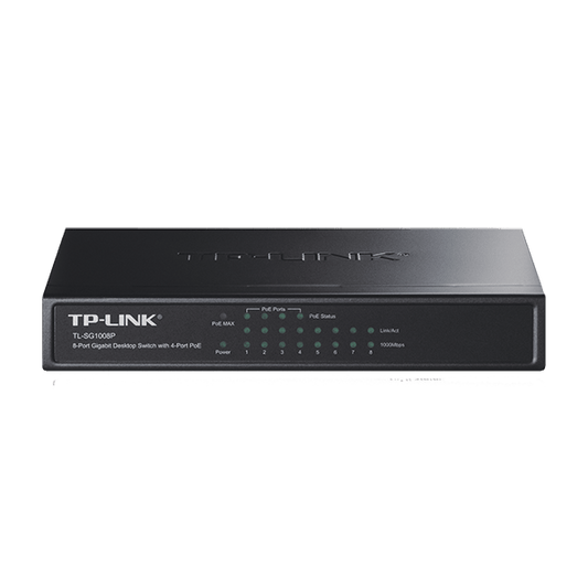 TP-LINK 8Port (4Poe Ports) Desktop PC Switch