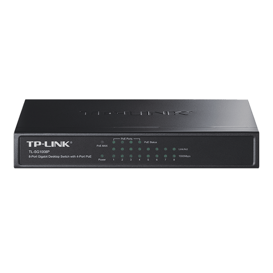 TP-LINK 8-Port Gigabit 4-Port Poe Switch