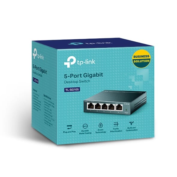 TP-Link TL-SG105 5-Port Gigabit Unmanaged Ethernet Switch