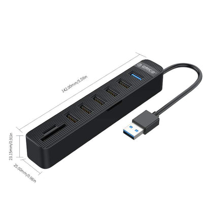 ORICO HUB USB3.0 1XUSB3.0 5XUSB SDTF BK