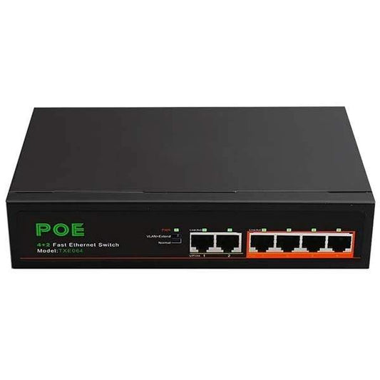 4port 10/100 POE+2port Uplink