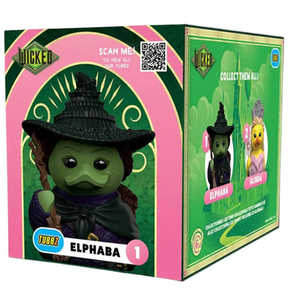 TUBBZ Boxed Wicked Elphaba Vinyl Duck Collectible Figure – Official Licensed PVC Display Toy