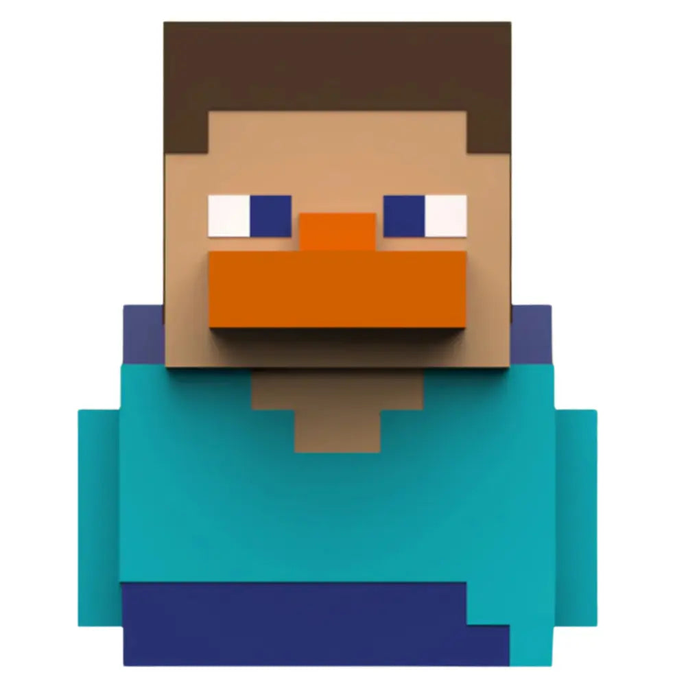 TUBBZ Mini Minecraft Steve Vinyl Duck Collectible Figure – Official Licensed Toy