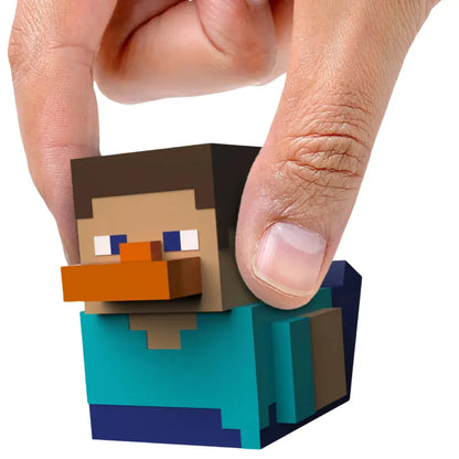 TUBBZ Mini Minecraft Steve Vinyl Duck Collectible Figure – Official Licensed Toy