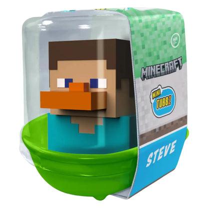 TUBBZ Mini Minecraft Steve Vinyl Duck Collectible Figure – Official Licensed Toy