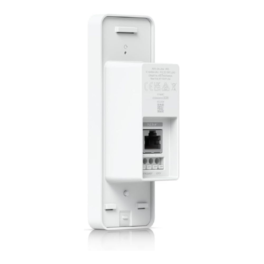 Close-up of Ubiquiti UA-Ultra showing LED status indicator