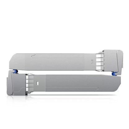 "Front view of Ubiquiti UF-SM-10G 10G SFP+ module for high-speed single-mode fiber networks"