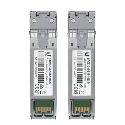 "Hot-swappable 10Gbps Ubiquiti optical transceiver for UniFi and EdgeSwitch devices"