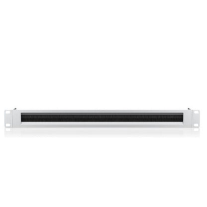 "Ubiquiti Networks 1U brushed rack mount OCD panel for organized cable management in 19-inch server racks"