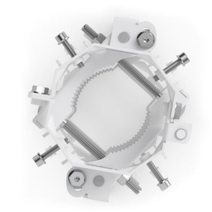 Outdoor pole mount installation of Wave AP Micro with bracket