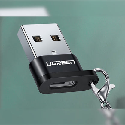 UGREEN USB A Male to USB Type-C Female Adapter (Black)