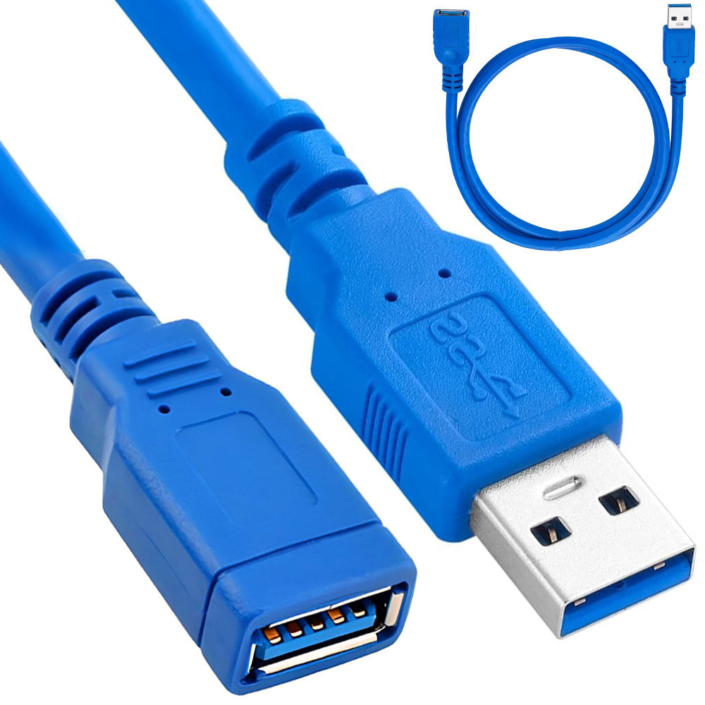 MicroWorld USB 3.0 Extension Cable – 1.5 Metre