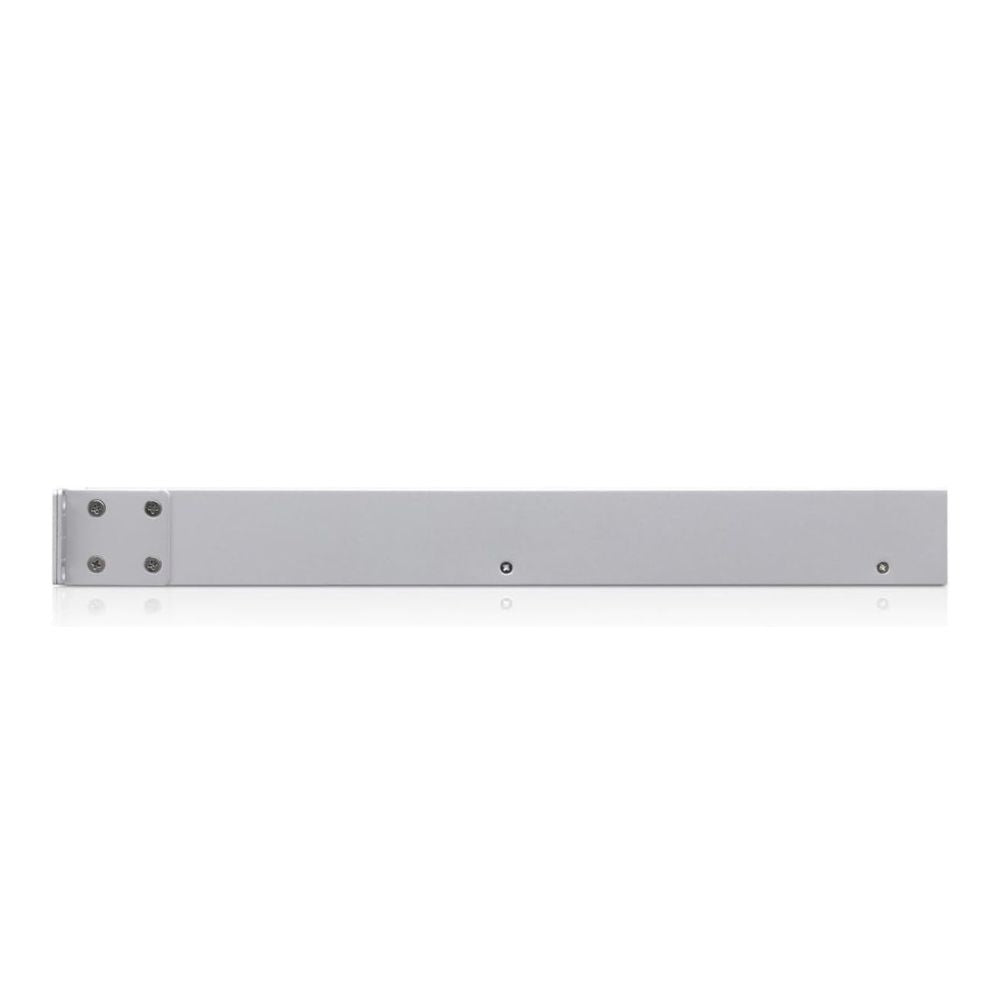 Back panel of Ubiquiti USW-PRO-24-POE showing power and SFP+ ports