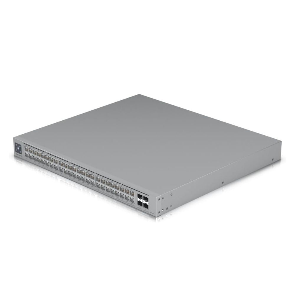 "Ubiquiti USW-PRO-MAX-48-POE 48-port Layer 3 PoE++ managed switch with 2.5GbE ports and 10G uplinks"