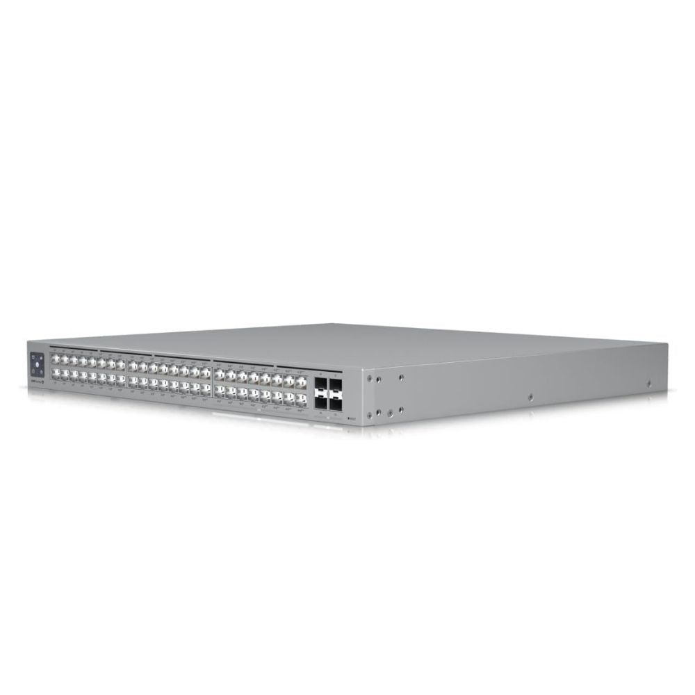 "Ubiquiti USW-PRO-MAX-48-POE 48-port Layer 3 PoE++ managed switch with 2.5GbE ports and 10G uplinks"