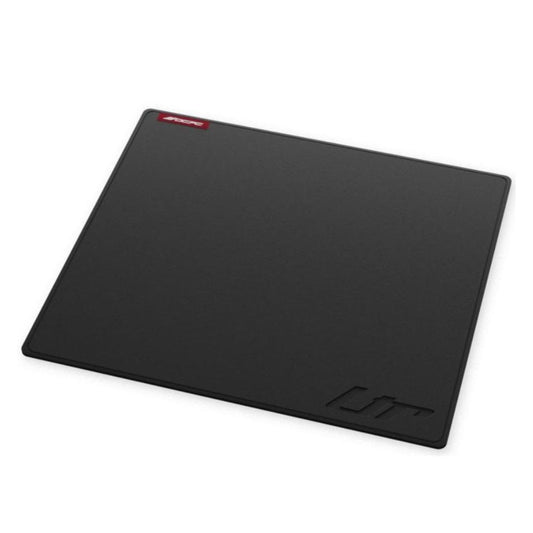 OCPC LTR Gaming Mousepad Medium (360×300×3 mm), premium PU leather, non-slip rubber base, black.