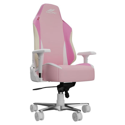 OCPC AMR-12 Amore pink kids gaming chair with adjustable arms, ergonomic racing-style seat for children/teens.