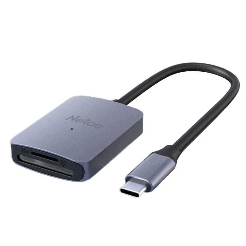 Netac WK12 USB 3.0 & Type-C SD and microSD card reader with dual interface