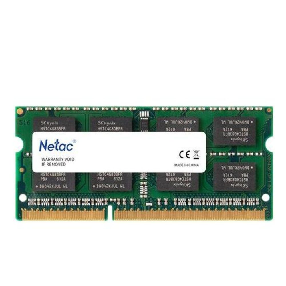 Netac 4GB DDR3L 1600MHz SODIMM Laptop RAM – Low Voltage 1.35V Memory Module for Notebooks