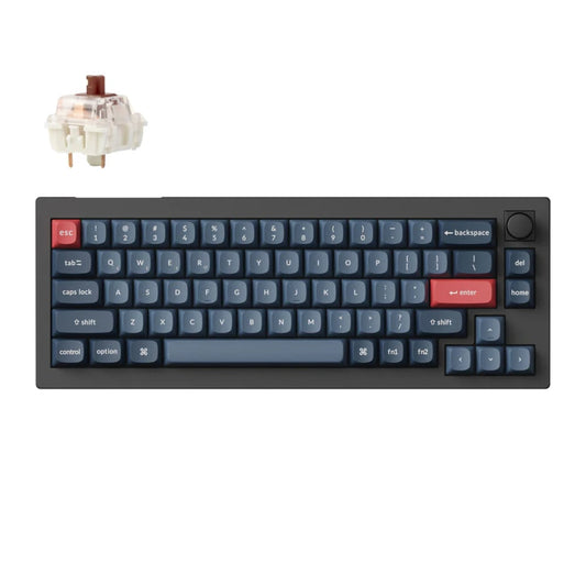 Keychron V2 Max 65% RGB Mechanical Keyboard – Gateron Jupiter Brown