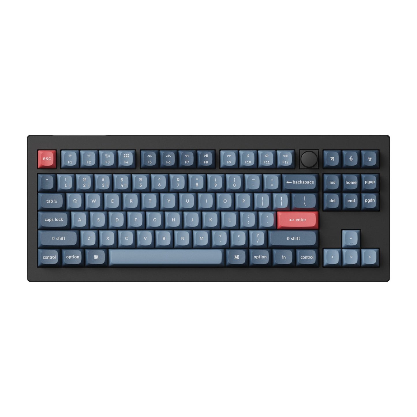 Keychron V3 Max QMK/VIA 80% Wireless Custom Mechanical Keyboard (Banana Switch) – Carbon Black