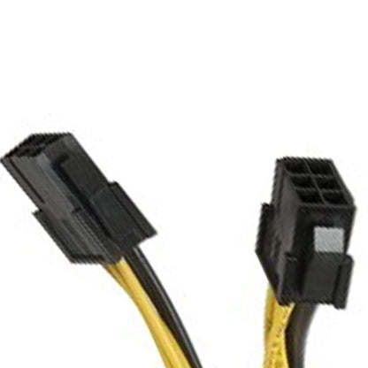 2 X 6PIN FEMALE TO 8PIN MALE
