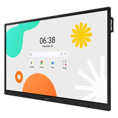 Samsung WA75F 75-inch interactive display angled front view