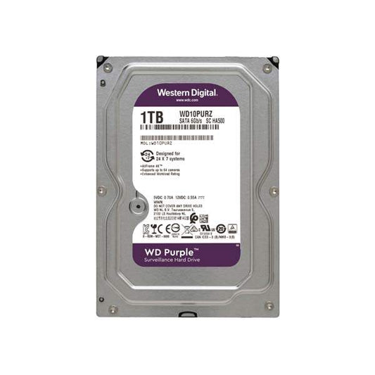 WD Purple 1TB 64MB 3.5" SATA HDD