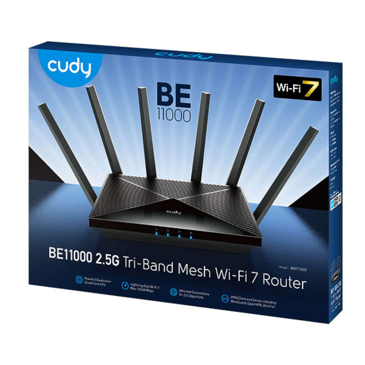 Cudy BE11000 Wi-Fi7 Gigabit Mesh Router