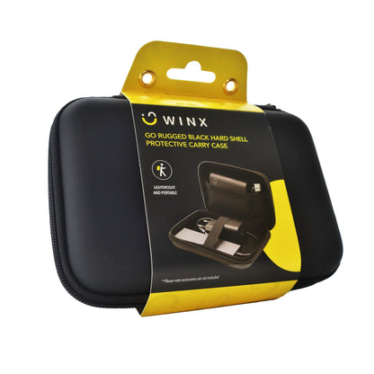Winx Go Rugged Hardshell Protective Carry Case - Black
