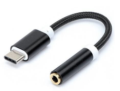MicroWorld USB-C to AUX Adapter with ESS Sabre DAC - 24-bit/96kHz Hi-Res Audio