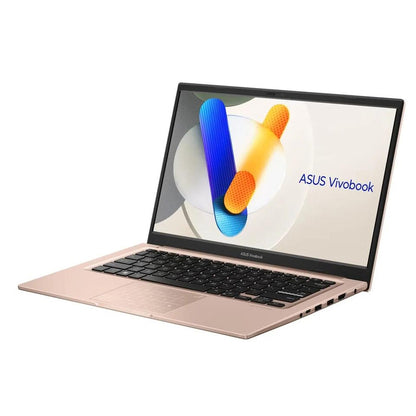ASUS Vivobook 14 X1404VAP Terra Cotta laptop angled view