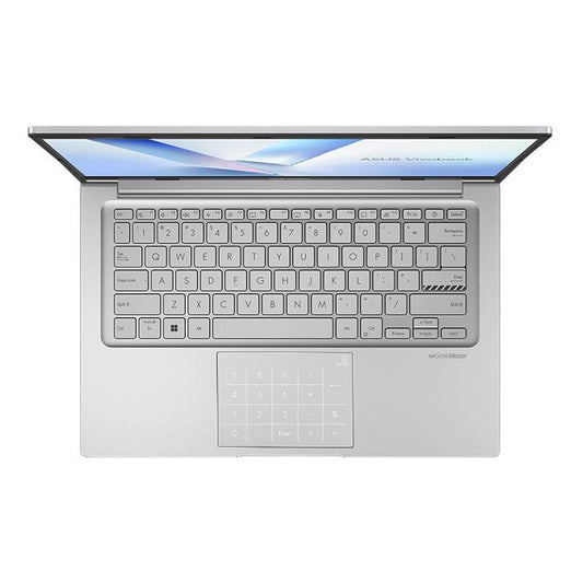 ASUS Vivobook 14 X1404VAP Cool Silver laptop open view
