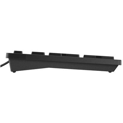 left side view of the Dell KB216 Black Chiclet Keyboard