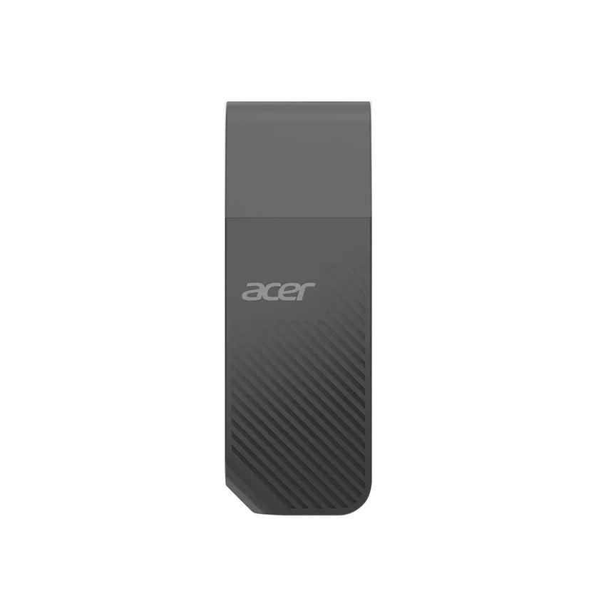 Acer UP200 USB2.0 Flash Drive in black on a white background