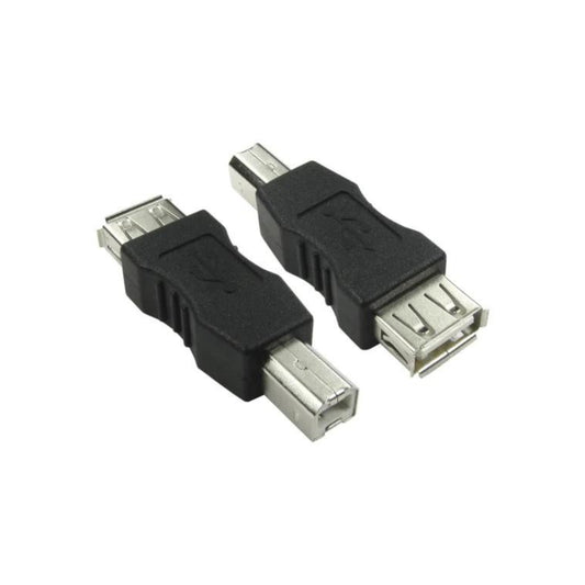 Two USB connectors on a white background