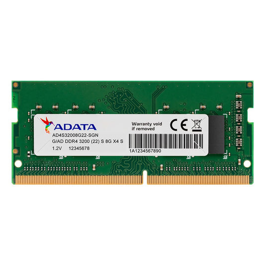 adata ad4s32008g22-sgn memory module 8gb ddr4-3200mhz