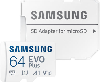 Samsung MB-MC256SA EVO Plus microSDXC 256GB Memory Card; Read : up to 160MB/s Write : Lower than Read Speed* Read/Write speed wi