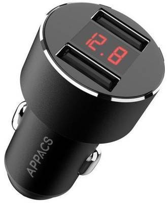 DUAL PORT CAR CHARGER WITH LED