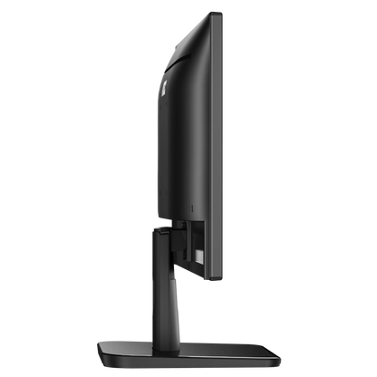 Side profile view of the AOC 20E1H 19.5" HD+ monitor showing the removable stand