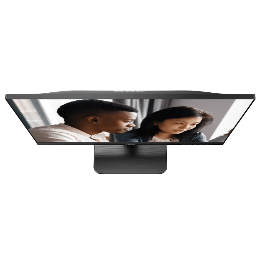 Top view of the AOC 22E2HM 21.5" VA Flat Panel FHD Black monitor