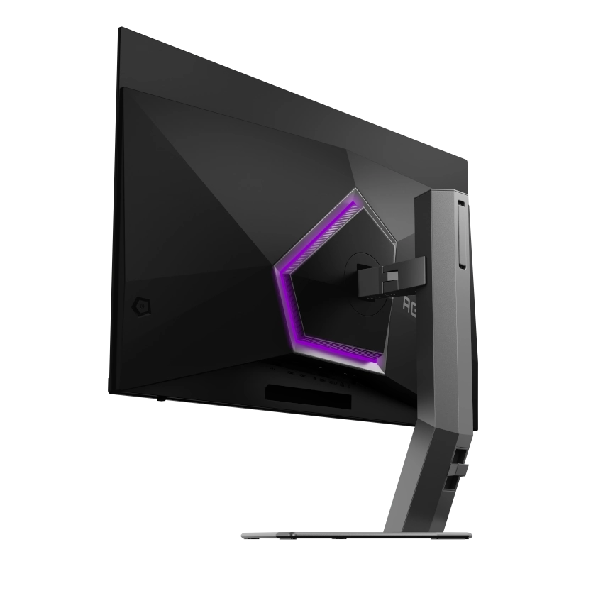 Sight angled view of the  AOC AGON AG326UZD 32 inch OLED 4K UHD 240Hz 0.03ms Refresh rate Gaming monitor