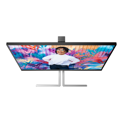 Top view of the AOC U27U3XD Graphic Pro 27 inch IPS monitor showing the ergonomic stand