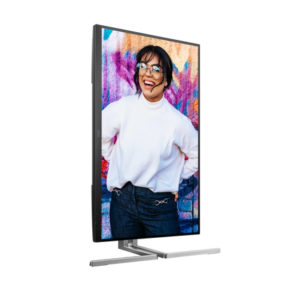 Portrait mode view of the AOC U27U3XD Graphic Pro 27 inch IPS monitor