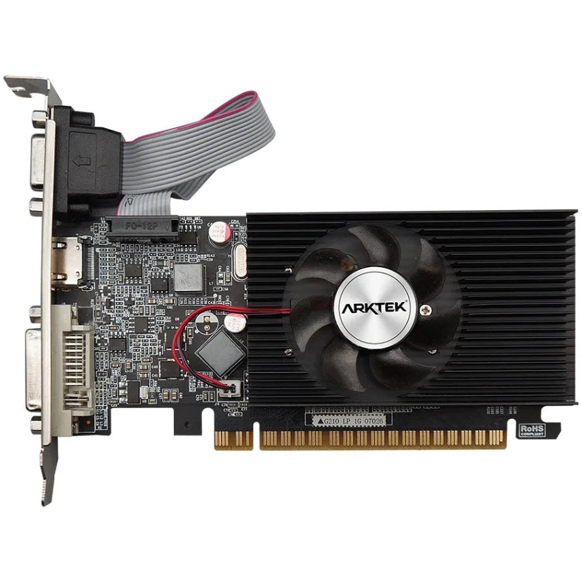Graphics card with 'ARKTEK' branding on a white background