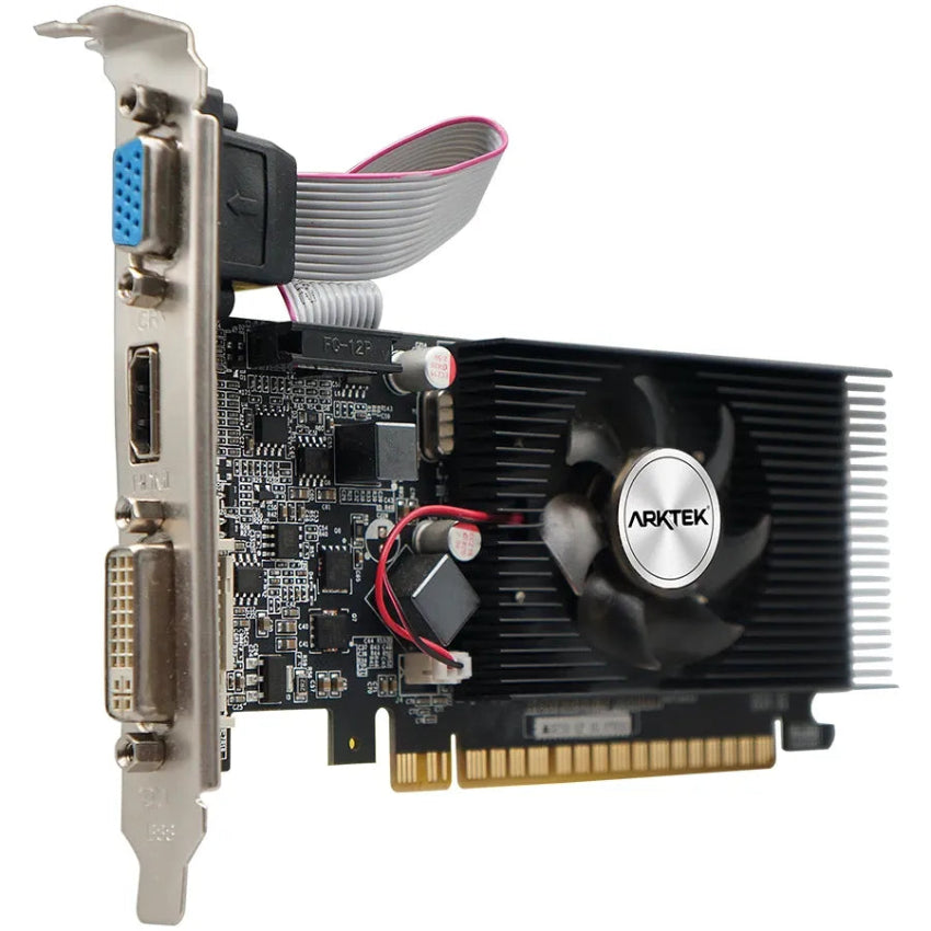 Computer graphics card with ARKTEK branding on a white background