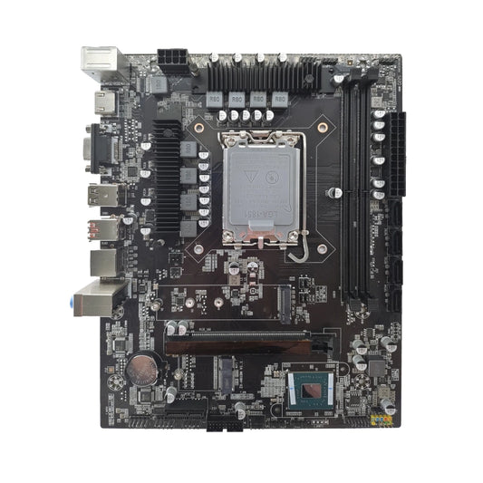 Arktek H810M Chipset micro atx computer motherboard on a white background