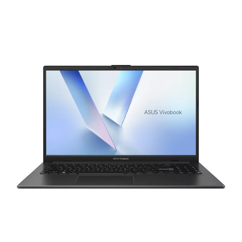 ASUS E1504FA 15.6 inch FHD Ryzen laptop black front view